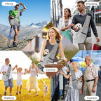 CUBY Dog and Cat Sling Carrier - Small Dog Carrier Sling with Adjust Strap & Zip Pocket, Hands Free Soft Dog Slings for Small Dogs Cats Puppy Pets Outdoor Travel Safety Purse Bag
