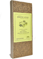 Scratch Lounge - Reversible Cardboard Cat Scratcher with Floor Refill and Catnip