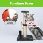 Best Pet Supplies Catify Cat Scratcher, Fun Interactive Scratchers, Posts, Poles, Claw Safe, Furniture Saver Indoor Play Support Natural Cat Behaviors Heavy Duty - Gray, 11.78 x 11.78