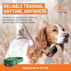 SportDOG SportHunter 1225X/1825X Add-A-Dog Collar - Expandable Training Collar - Waterproof Receiver - Quick Charge - Adjustable Strap - Green