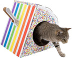 Kitty City Rainbow Cake Slice Scratcher