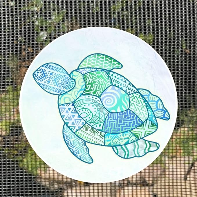 Screen Door Magnets Double Sided – Keep People, Kids, and Dogs from Running into a Screen Door. Saver - Robbins Aria Turtle