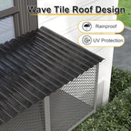 ROOMTEC Cat Catio, Metal Cat Window Box for Indoor Cats Cat Window Perch for Multi Cats All Weather Use Outdoor Haven Enclosure for Safely Enjoying the Outdoor Sights Scents and Napping,Grey