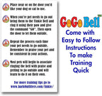Dog Doorbell - Premium Quality Training Potty, Great Dog Bells Door Bell, Dog Puppy Bells for Potty Training, Housebreaking, Solid Brass Bell, Pet Training Dog Accessories