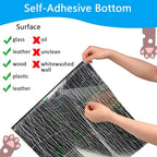 Cat Scratching Mat - 79"x16" Trimmable Cat Scratching Carpet Mat, Large Self-Adhesive DIY Cat Scratch Mat Roll, Cat Tree Shelves Replacement Mat Pad, Couch Furniture Protector, Toy Ball&Strong Tape
