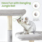 Cat Tree Tower for Indoor Cats Large Adult - 65 inch Extra Tall Cat Condo Trees with Scratching Post Hammock Perch - XL Sturdy Big Heavy Duty Multi Level Cat House Towers - Kitty Climbing Furniture
