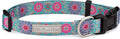 Lucky Love Dog - Adjustable Dog Collar with Easy Click Buckle for Medium, Durable, & Comfortable for Male & Female Dogs, Pet Collar for Puppies & Adult Dogs - Clara, Medium