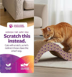 SmartyKat Super Scratcher+ Scroll Wide Corrugate Cat Scratcher with Catnip Infusion Technology, Stimulating for Cats & Kittens, Recycled Material, Brown