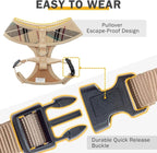 SCENEREAL Puppy Dog Harness with Leash Set for Small Medium Dogs, Soft Mesh Pet Harnesses and Leash, No Chock Plaid No Pull Vest
