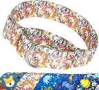 1.5 Inch Wide Dog Collar - No Pull Martingale Collar for Large Dogs, Heavy Duty Adjustable Training Collar for Medium, Large & XL Dogs(Cute Dog XL)