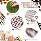 Zopeal 6.5ft Cat Repellent Mat with 8 Ground Stakes 8 Zip Ties, Spikes Deterrent Mat Keep Dog Off Couch for Indoor Outdoor Keep Pet Off Yard Garden, 79 x 12 Inch/1 Roll