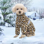 Dog Coats for Small Dogs, Polar Fleece Dog Pajamas Bodysuit for Small Medium Dogs, Dog Winter Jacket Dog Sweater Dog Vest for Small Dog, Dog Four-Legged Warm Clothes