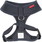 Authentic Puppia Soft Harness, Grey, Medium