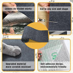 Cat Scratch Mat, 3PCS 39.4"x11.9" DIY Trimmable Self-Adhesive Cats Scratching Mat, Couch Protector from Cats Claw, Cat Scratch Furniture Protector Or Couch Protector (Dark Gray)