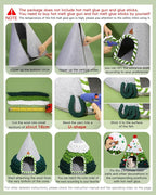 Christmas Clearance DIY Cat Tree with Cat Beds & Cave, Felt Nest, Indoor Cat House - 20 x 24 Inches