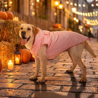 FLAdorepet Pink Pig Dog Costume,Halloween Holiday Pet Dog Piglet Outfits,Winter Coat Snowsuit Clothes for for Small Medium Large Dogs (Pig, 7XL)