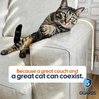 Cat Scratch Furniture Protector, Couch Arm Covers, Furniture Protectors from Cats Scratching, Sofa Arm Covers, One Sided Anti-Scratching Sticky Tape, Cat Scratch Deterrent - Model 1a