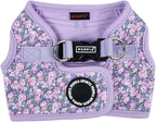 Puppia Kealoha Dog Vest Harness B (Step-in) Fashionable Flower Pattern Spring Summer Harness for Small and Medium Dogs, Violet, X-Large