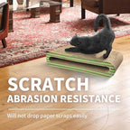 PAWISE Cat Scratcher – Reversible Cardboard Scratching Pad, Durable Cat Scratch Bowl & Bed, Interactive Scratcher for Indoor Cats & Kittens (17.7X8)