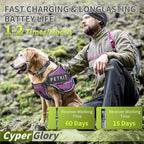 Dog Shock Collar with Remote Control,IP67 Waterproof Dog Training Collar with 4 Training Modes Rechargeable Shock Collar with 99 Adjustable Levels Dog Collars for Small Medium Large Dogs(8-120 Lbs)