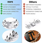 Dog Training Collar, Adjustable Stainless Steel Collar with Quick Release Buckle for Small Medium Large Dogs (XL/Neck Girth 16.9"-22.2")