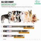 Tactical Military Dog Collar - Adjustable Nylon, Heavy Duty Metal Buckle With Handle for Training, With Patches (Camo, L)