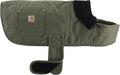 Carhartt Gear P0000340 Firm Duck Insulated Dog Chore Coat Small Army Green
