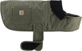 Carhartt Gear P0000340 Firm Duck Insulated Dog Chore Coat - Large - Army Green