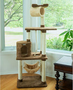 Armarkat 70" Cat tree With Scratch posts, Real Wood Cat House For Cats & Kittens, X7001