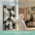 The Cat Ladies Scratching Poster - Wall Scratcher Pads - Scratch Mat Art Print for Indoor Cats - Furniture, Couch, and Carpet Protector - Wall Mounted or Floor Sisal Scratchers