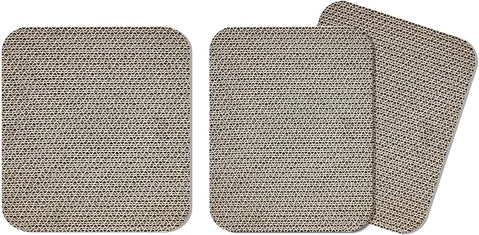 Scratcher Replacement Pads Cat Scratching Board L Shaped Cat Scratcher 3-Piece Combo Set 1