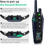 Remote Only for RS3 Dog Training Collar, Remote for Dog Shock Collar with Flashing Light for Night Walks 4000FT Dog Training Remote