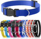 PetJoy Shock Collar Replacement Strap, Dog Replacement Training Collars with D-Ring, 3 Pack Adjustable Nylon Dog Collar Strap for Small, Medium & Large Dogs