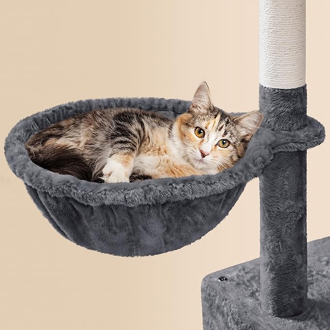 Yaheetech 73inch Cat Tree, Cat Stand Furniture with Scratching Posts Perches Hammock as Indoor Kittens Activity Center