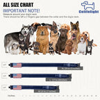 Tactical Military Collar - Adjustable Nylon, Heavy Duty Metal Buckle with Handle for Dog Training, with Patches (Blue, XL)