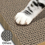 AGYM 5 Packs Cat Scratcher, 5 Packs Refill Cat Scratching Pad Cardboard for Indoor Cats and Kitten, Large Size Durable&Premium Recyclable Cardboard Cat Scratcher