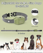 Dog Shock Collar with Remote Control, 4000FT Dog Training Collar with Beep(1-9) & Vibration(1-9) & Safe Static(1-99), IPX7 Waterproof & Rechargeable Shock Collar for Dogs All Breeds 10-120lbs