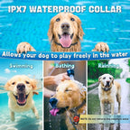 Dog Shock Collar with Remote Control- Training Collar for Small Medium Large Dogs, Electric Collar for Dogs Training Rechargeable, E Collar with Beep, Vibration & Shock-Lock Keypad