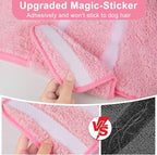Bienbee Dog Bathrobe, Quick Drying Super Absorbent Dog Robes for After Bath, Warm Keeping Dogs Towel, Dogs Bath Supplies, Pink S