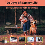 PaiPaitek No Shock Dog Training Collar for 2 Dogs – 3300ft Remote, Waterproof Vibration Collar for 2 Dogs, Humane Vibration & Beep, 5-120 lbs