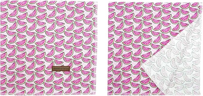 Elegant Little Tail Dog Bandana - 1PC Washable Cotton Summer Dog Kerchief Reversible Bibs/Scarf Triangle Scarf for Small to Large Dogs