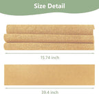 Cat Scratch Furniture Protector 78.7"x15.8" - Adhesive & Trimmable Cat Scratch Protection Mat to Shield Sofa, Couch, Wall, Cat Tree Post from Claws