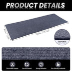 Cat Scratch Furniture Protector - 78.7" x 15.8" Ultra-Durable Couch Scratch Protector from Cats, No Shedding, Fits Any Furniture, Includes Nano Adhesive and Rotating Nails, Furniture Savior (Gray)