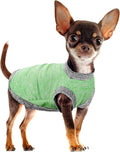 Chic Ion Polyester Dog Vest: Adorable Fashion Apparel for Small, Medium, and Large Breeds - Moisture-Wicking, Soft, Anti-Static, Durable, Easy-to-Clean Shirt - Green M