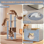 Cat Scratching Mat, 118.5"x15.9" Trimmable Self-Adhesive Cat Scratch Carpet, Couch Protector from Cats Claws, Furniture Corner Protectors for Cats, Indoor Furniture Protection for Chair (Light Gray)