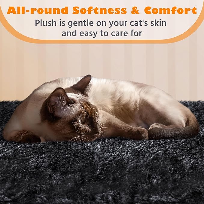 Topeakmart Multi Level Cat Tree 70.5in, Kitten Condo with 2 Condos & 2 Foam-Padded Perches, Cat Tower Furniture for Medium/Large Cats