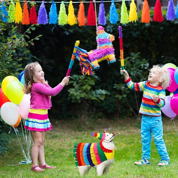 Halloween Pinata Dog Costume Mexican Dog Costume Halloween Cosplay Outfits Cute Clothes Adjustable Dress up Apparel Accessories for Small Medium Large Dogs(XL, 30-46 LB)