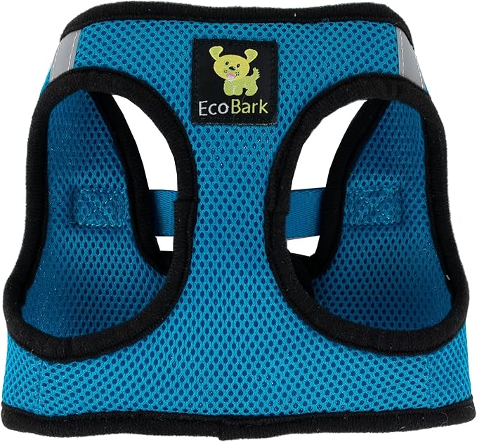 EcoBark Step in Dog Harness Reflective Soft Ultra Padded Mesh Dog Harnesses for XXS, XS, Small, and Medium Dogs Eco-Friendly Comfort Secure Halter No Pull Adjustable Pet Vest