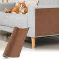 uxcell Self-Adhesive Cat Scratching Mat, 1 Roll 23.6" x 11.8" Couch Protector from Cat Claws for DIY Sofa, Wall, Doors, Cut Anti Cat Scratch Pad Carpet Mat, Brown