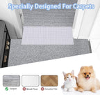 8.2 Feet Cat Carpet Protector, Non-Slip Carpet Protector for Pets，Carpet Scratch Stopper from Scratching Carpet at Doorway
